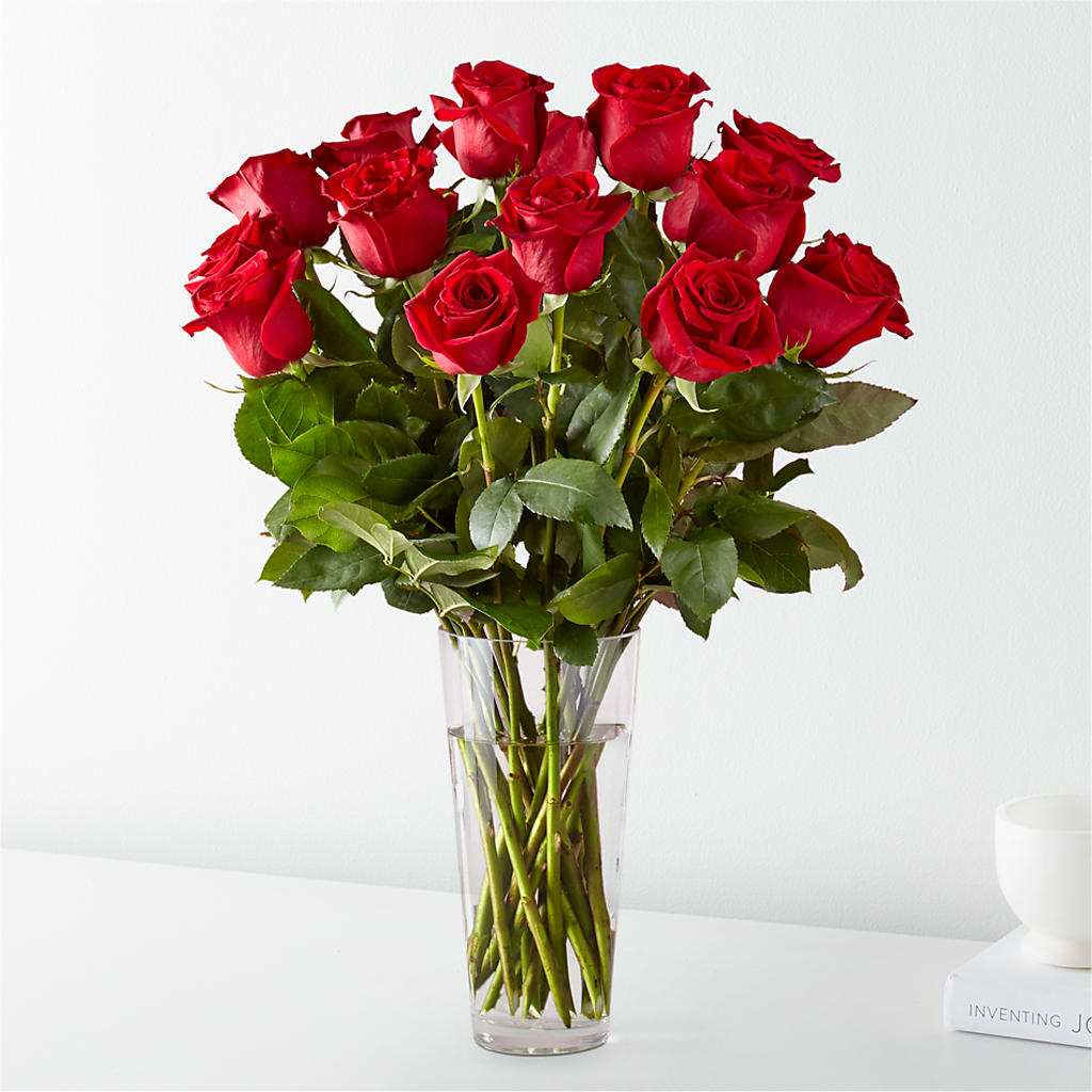 Long Stem Red Rose Bouquet – PIKE CREEK FLOWERS & GIFTS, Wilmington DE