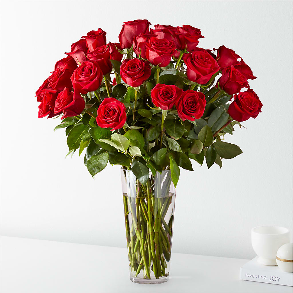 Long Stem Red Rose Bouquet – PIKE CREEK FLOWERS & GIFTS, Wilmington DE