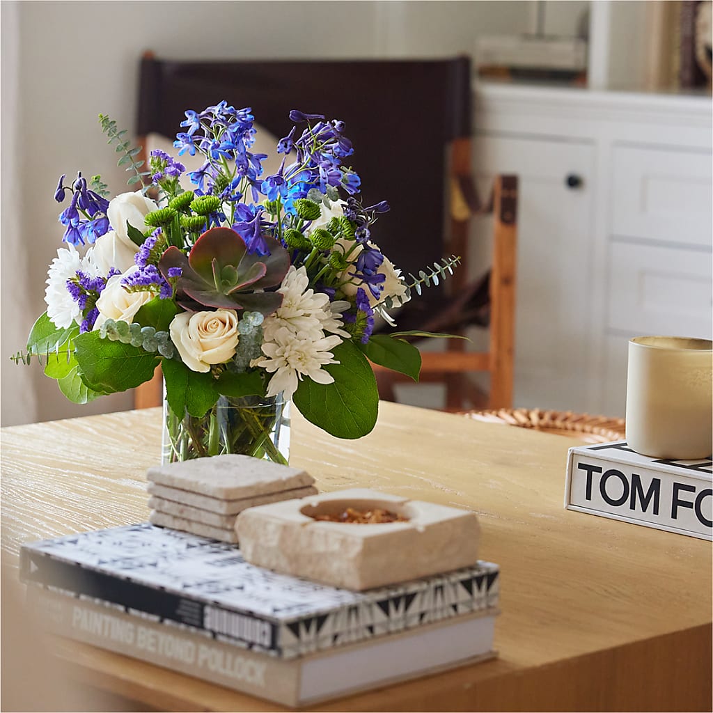 Cerulean Waves Bouquet – PIKE CREEK FLOWERS & GIFTS, Wilmington DE