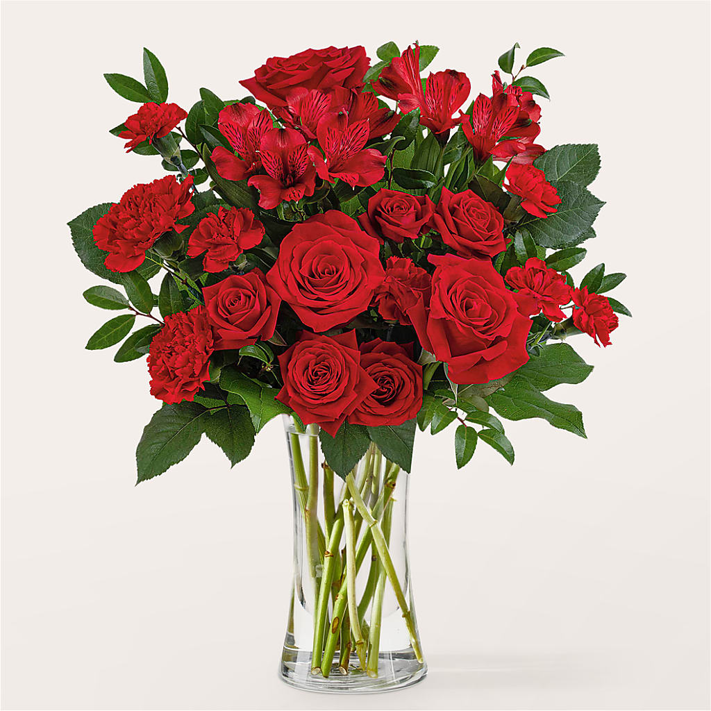 Brilliant Ruby Bouquet – PIKE CREEK FLOWERS & GIFTS, Wilmington DE
