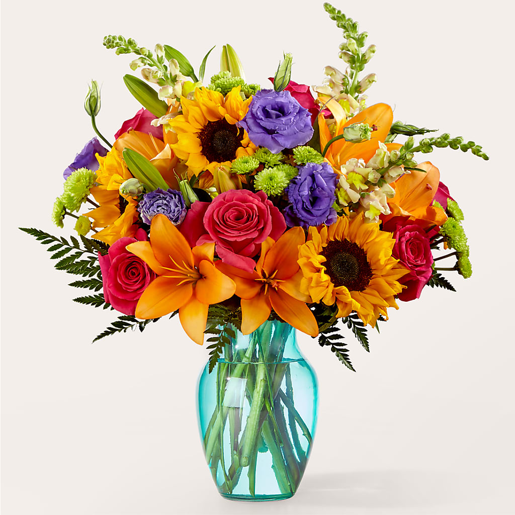 Double Rainbow Bouquet – PIKE CREEK FLOWERS & GIFTS, Wilmington DE
