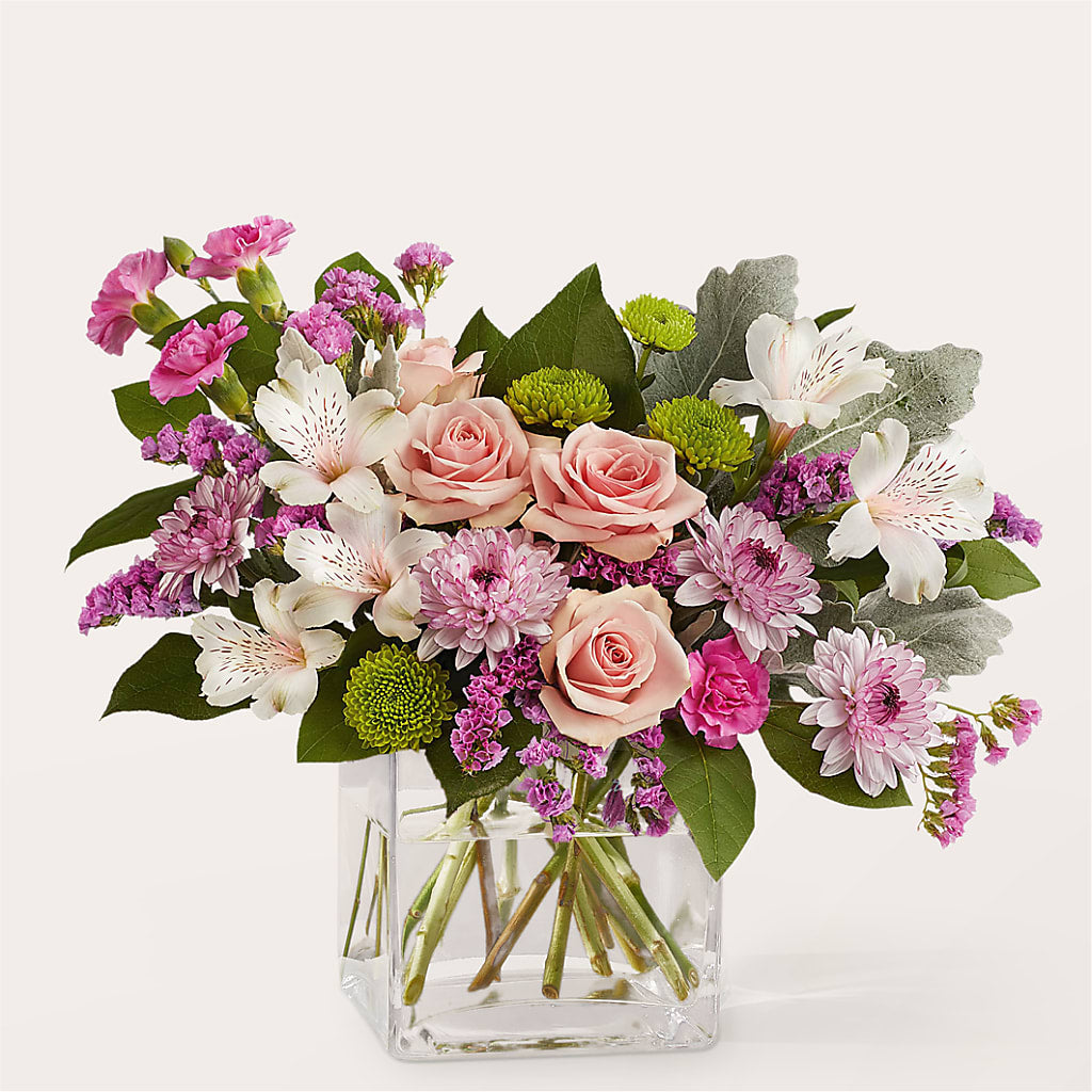 Pink Suede Bouquet – PIKE CREEK FLOWERS & GIFTS, Wilmington DE