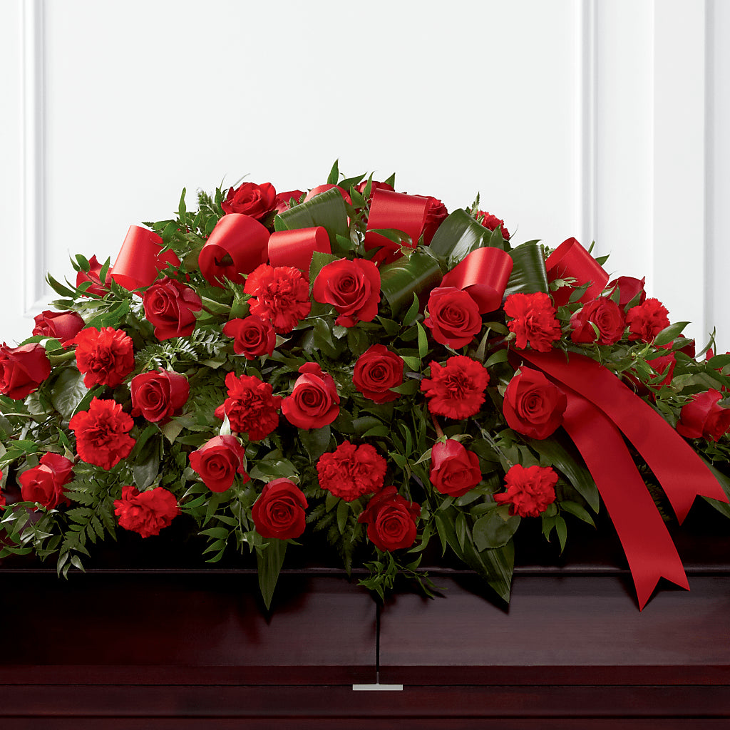 Tribute of Life Casket Spray – PIKE CREEK FLOWERS & GIFTS, Wilmington DE