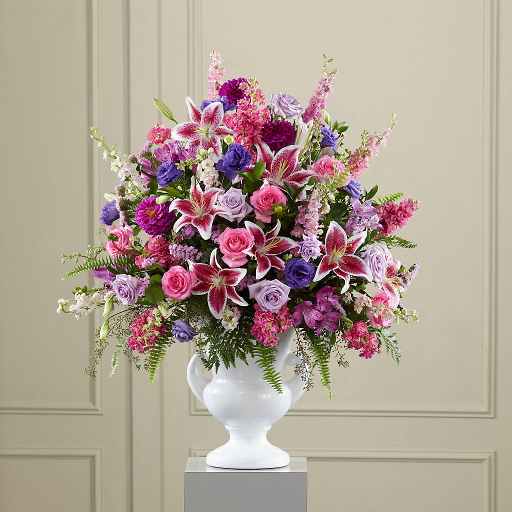 Peaceful Tribute Arrangement – PIKE CREEK FLOWERS & GIFTS, Wilmington DE