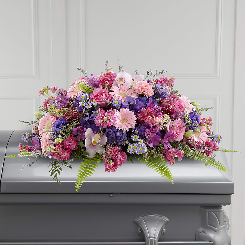 Glorious Garden Casket Spray – PIKE CREEK FLOWERS & GIFTS, Wilmington DE