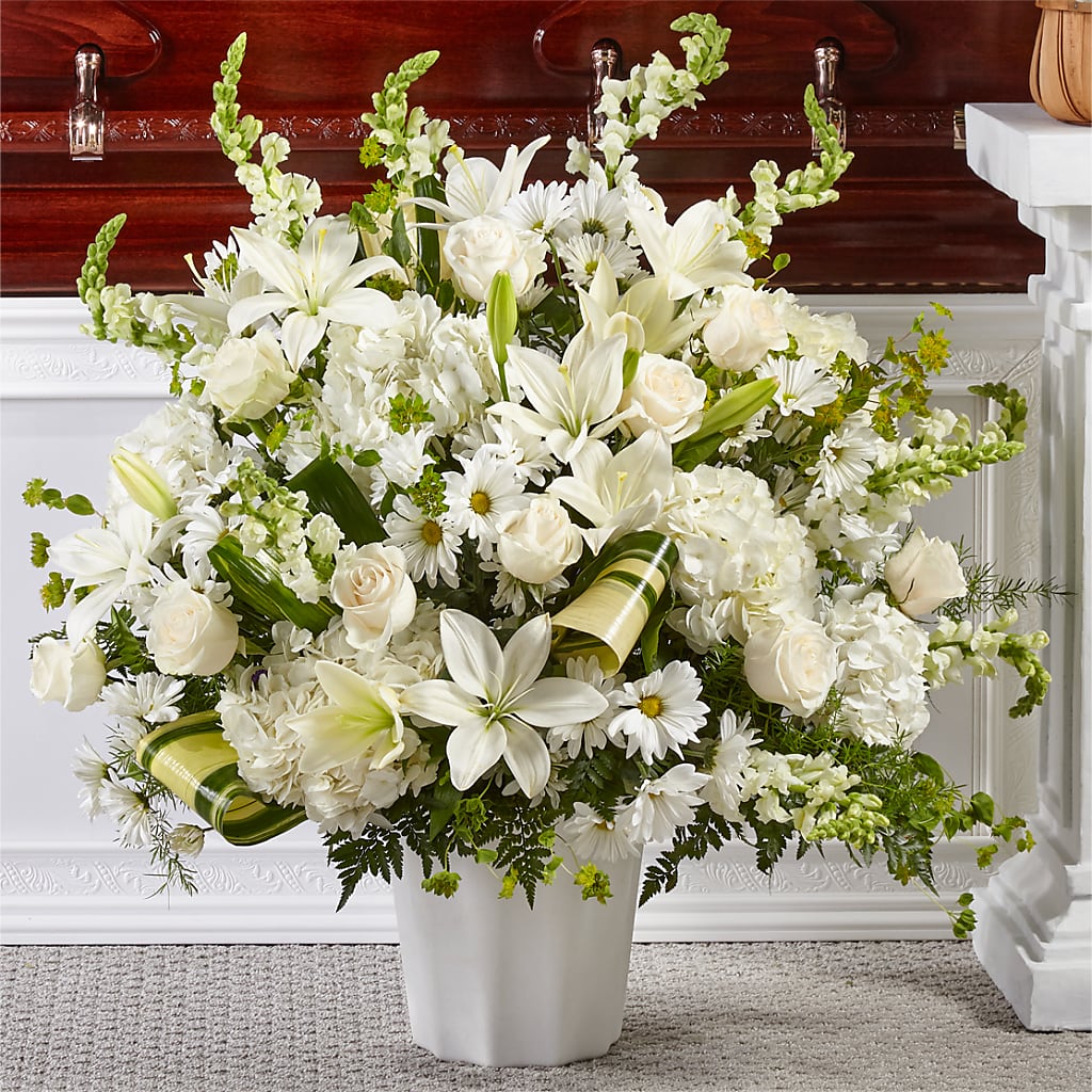 Thoughts of Tranquility Floor Basket – PIKE CREEK FLOWERS & GIFTS, Wilmington DE
