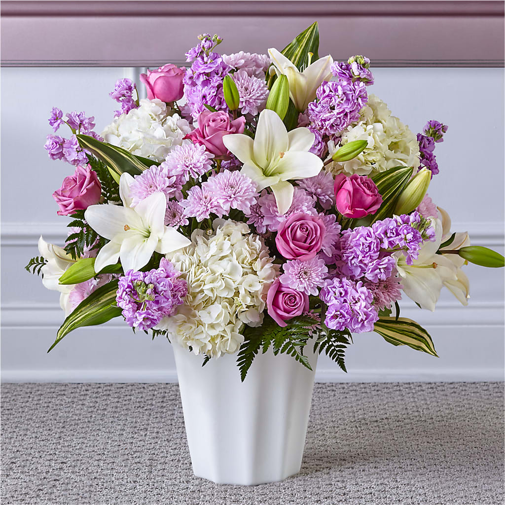 Heaven Sent Floor Basket – PIKE CREEK FLOWERS & GIFTS, Wilmington DE