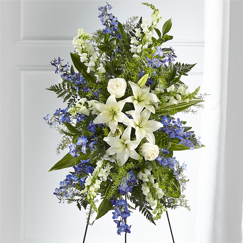 Faithful Friend Standing Spray – PIKE CREEK FLOWERS & GIFTS, Wilmington DE