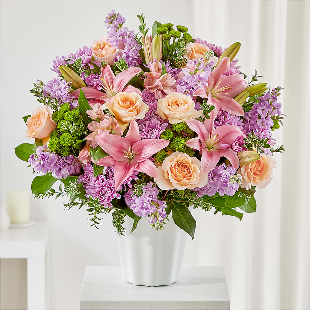 Supportive Embrace Tabletop Basket – PIKE CREEK FLOWERS & GIFTS, Wilmington DE