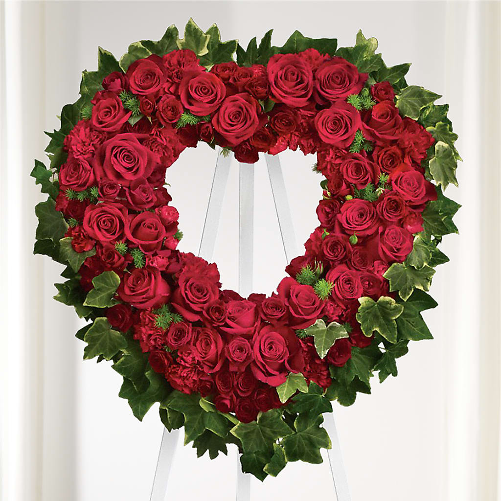 Wholehearted Standing Spray – PIKE CREEK FLOWERS & GIFTS, Wilmington DE
