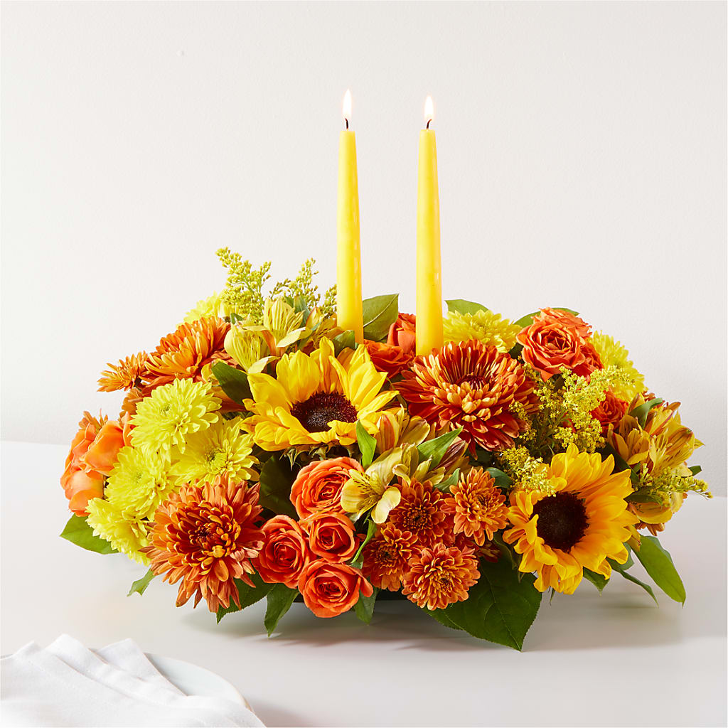 Autumn Harmony Centerpiece – PIKE CREEK FLOWERS & GIFTS, Wilmington DE
