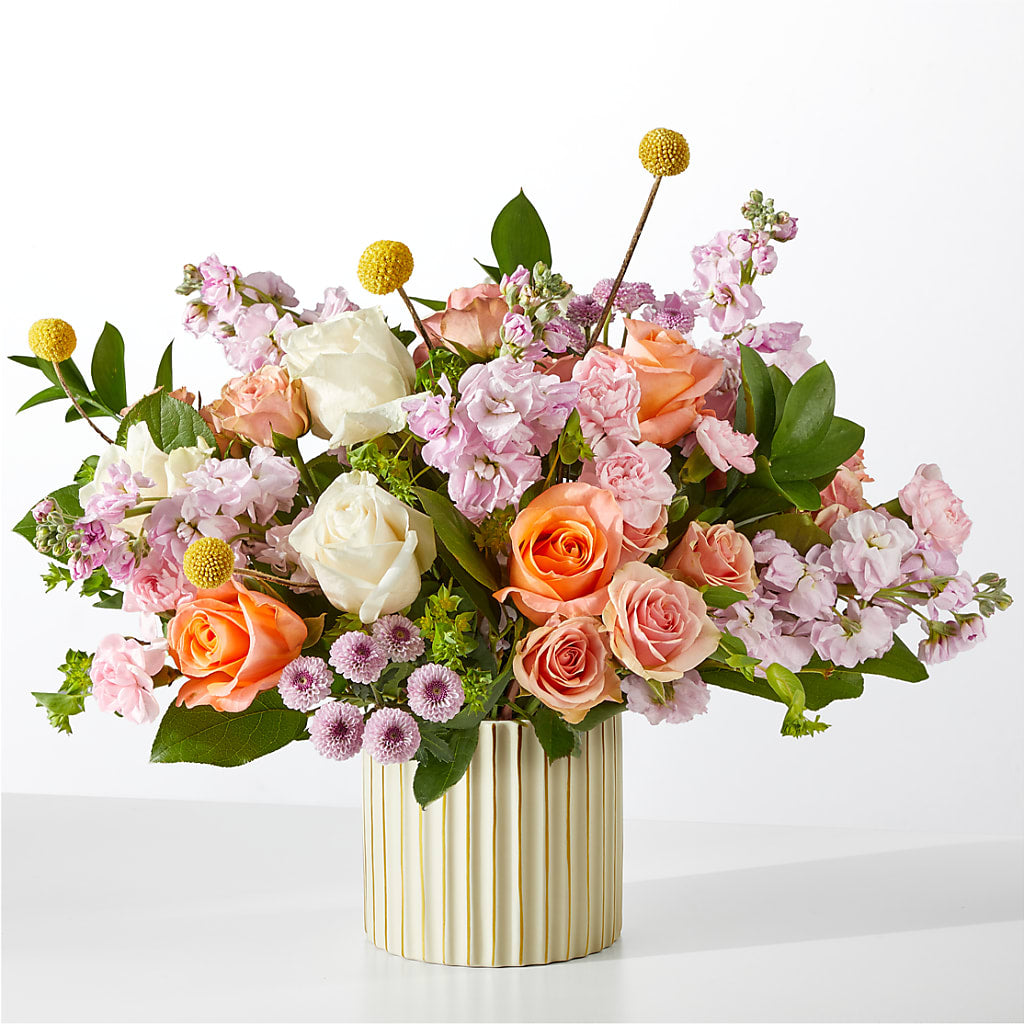 French Market Bouquet with Ivory Vase – PIKE CREEK FLOWERS & GIFTS, Wilmington DE