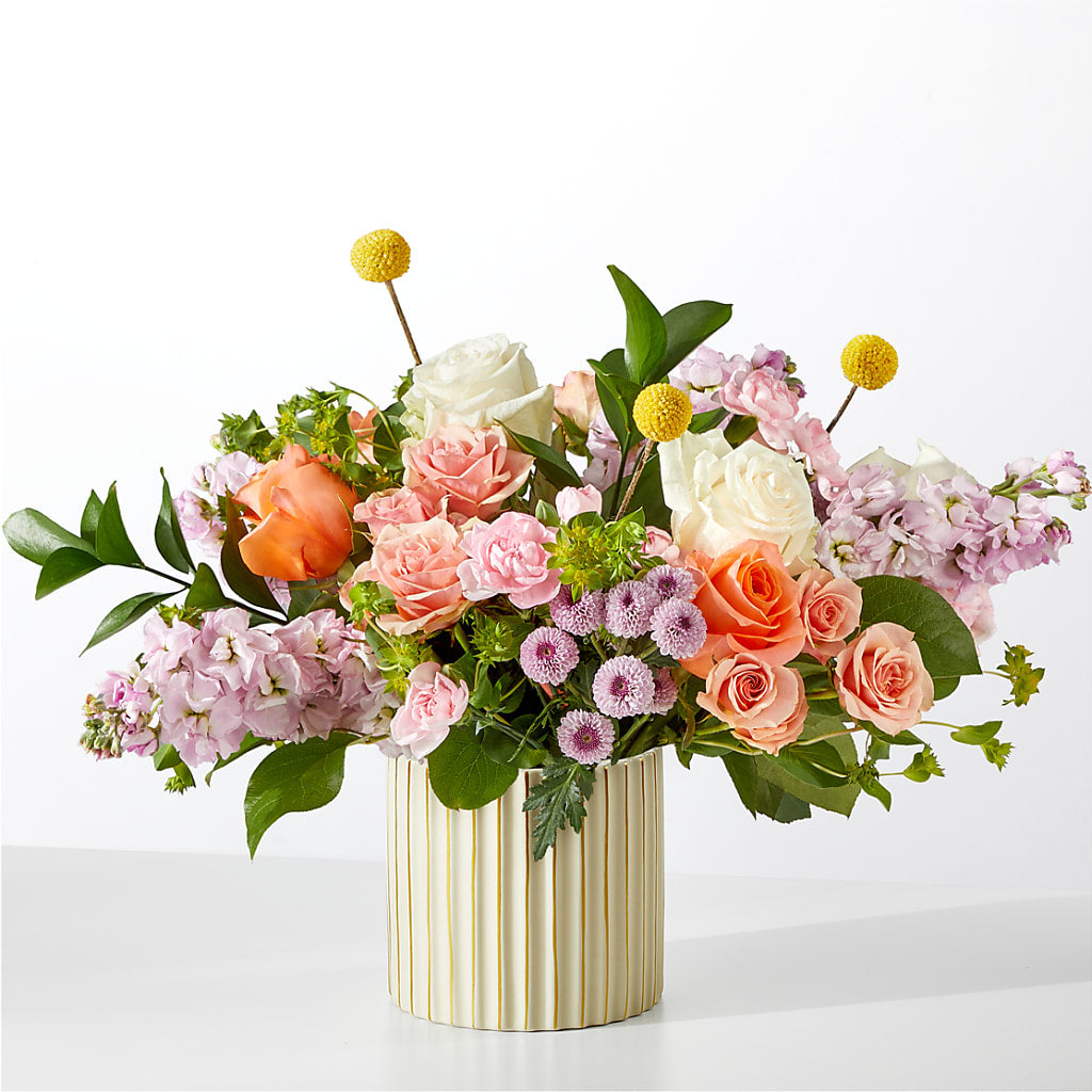 French Market Bouquet with Ivory Vase – PIKE CREEK FLOWERS & GIFTS, Wilmington DE