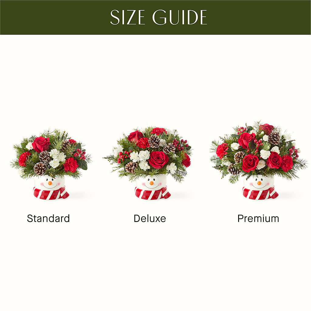 Jolly Snowman Bouquet – PIKE CREEK FLOWERS & GIFTS, Wilmington DE