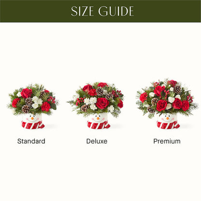 Jolly Snowman Bouquet – PIKE CREEK FLOWERS & GIFTS, Wilmington DE