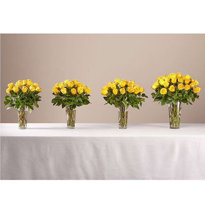 Long Stem Yellow Rose Bouquet – PIKE CREEK FLOWERS & GIFTS, Wilmington DE