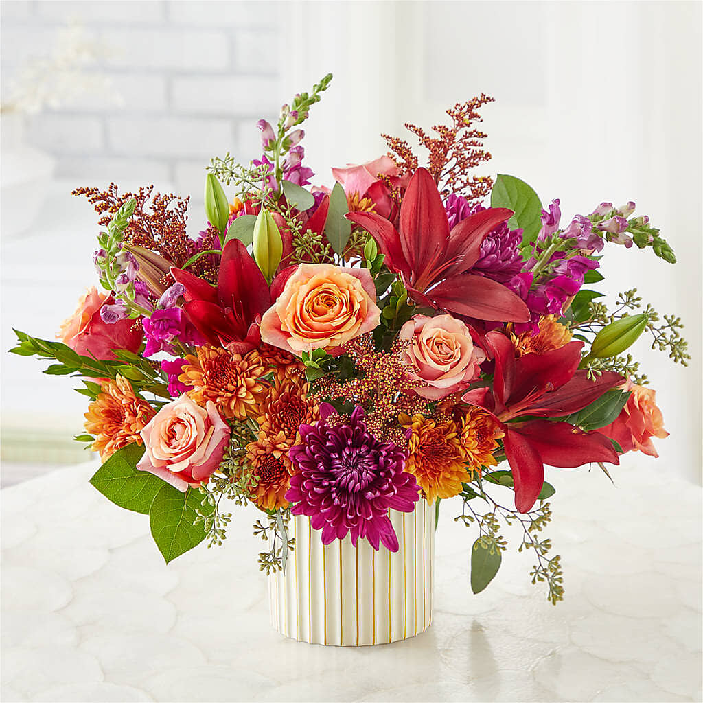 Burgundy Landscape Bouquet – PIKE CREEK FLOWERS & GIFTS, Wilmington DE
