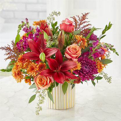 Burgundy Landscape Bouquet – PIKE CREEK FLOWERS & GIFTS, Wilmington DE