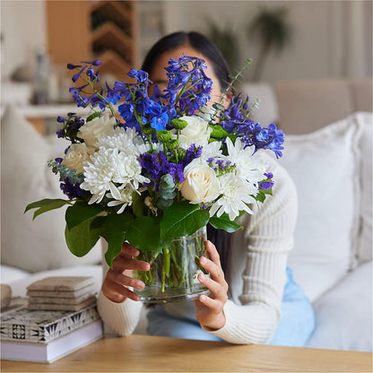 Cerulean Waves Bouquet – PIKE CREEK FLOWERS & GIFTS, Wilmington DE