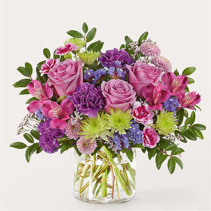 Glass Half Full Bouquet – PIKE CREEK FLOWERS & GIFTS, Wilmington DE