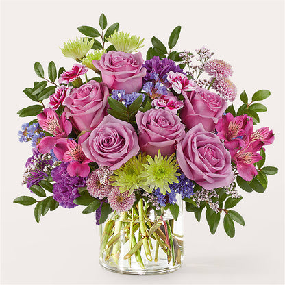 Glass Half Full Bouquet – PIKE CREEK FLOWERS & GIFTS, Wilmington DE