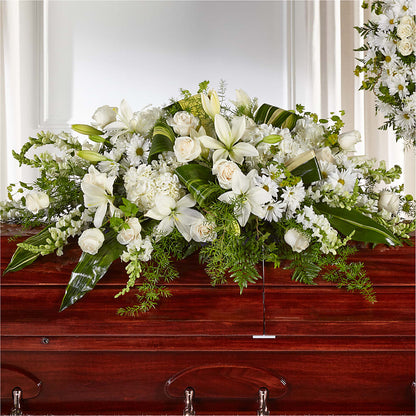 Abundance Casket Spray – PIKE CREEK FLOWERS & GIFTS, Wilmington DE