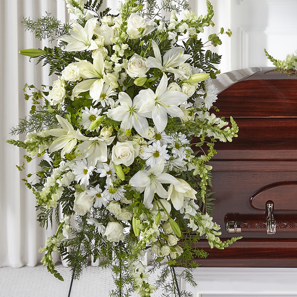 Loving Thoughts Standing Spray – PIKE CREEK FLOWERS & GIFTS, Wilmington DE