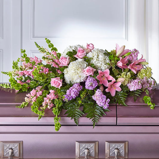 Life's Gratitude Casket Spray – PIKE CREEK FLOWERS & GIFTS, Wilmington DE