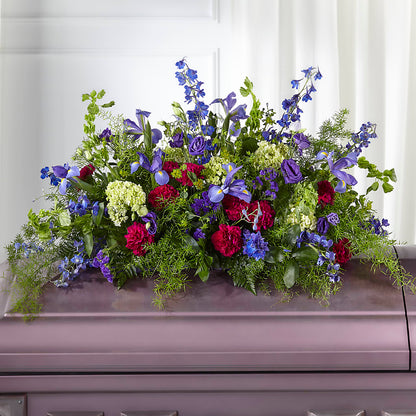 Always Treasured Casket Spray – PIKE CREEK FLOWERS & GIFTS, Wilmington DE