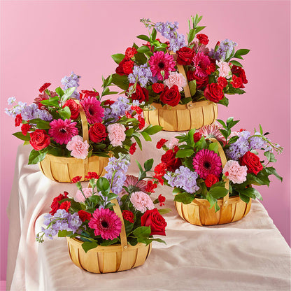 Pink Picnic Basket – PIKE CREEK FLOWERS & GIFTS, Wilmington DE