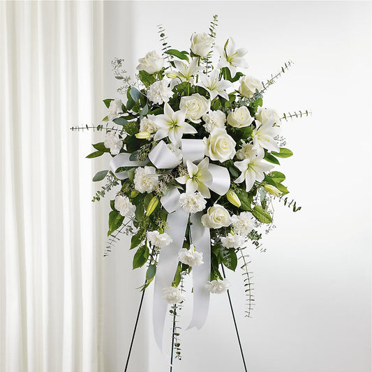 With Care Standing Spray – PIKE CREEK FLOWERS & GIFTS, Wilmington DE