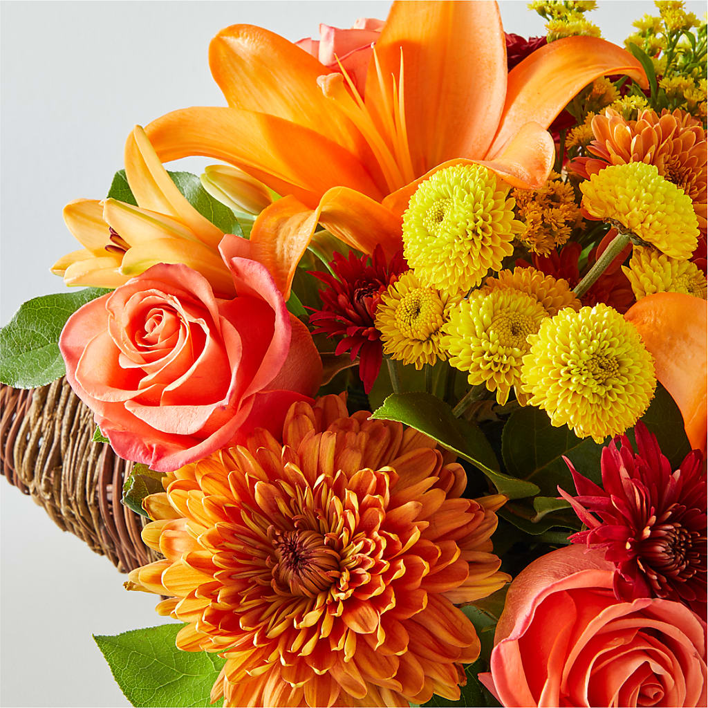 Bouquet of Blessings Cornucopia – PIKE CREEK FLOWERS & GIFTS, Wilmington DE
