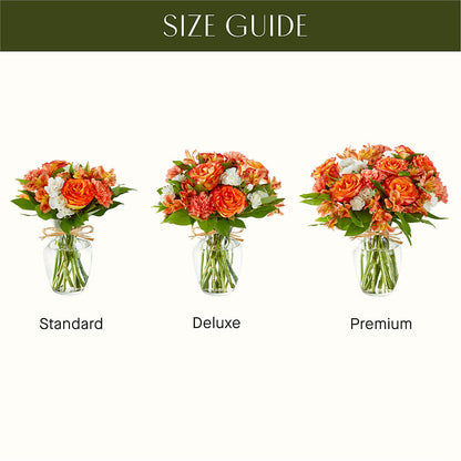 Apricot Glow Bouquet – PIKE CREEK FLOWERS & GIFTS, Wilmington DE