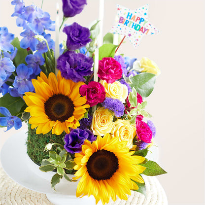 Star of the Day Floral Cake – PIKE CREEK FLOWERS & GIFTS, Wilmington DE