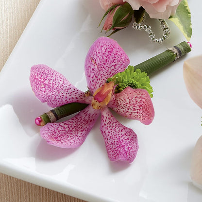 Pink Mokara Boutonniere – PIKE CREEK FLOWERS & GIFTS, Wilmington DE