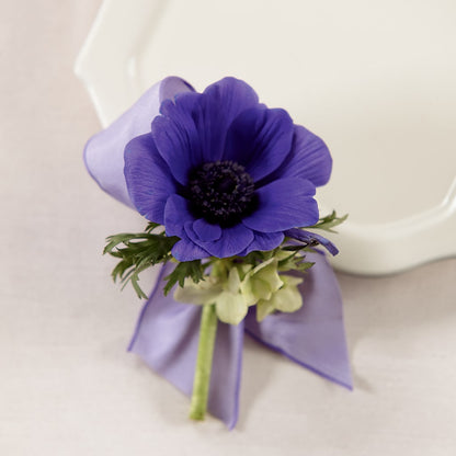 Purple Passion Boutonniere – PIKE CREEK FLOWERS & GIFTS, Wilmington DE