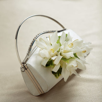 White Purse Decor – PIKE CREEK FLOWERS & GIFTS, Wilmington DE
